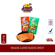 SNACK Konjac Latio Slices Spicy Zizi isi 20 pcs