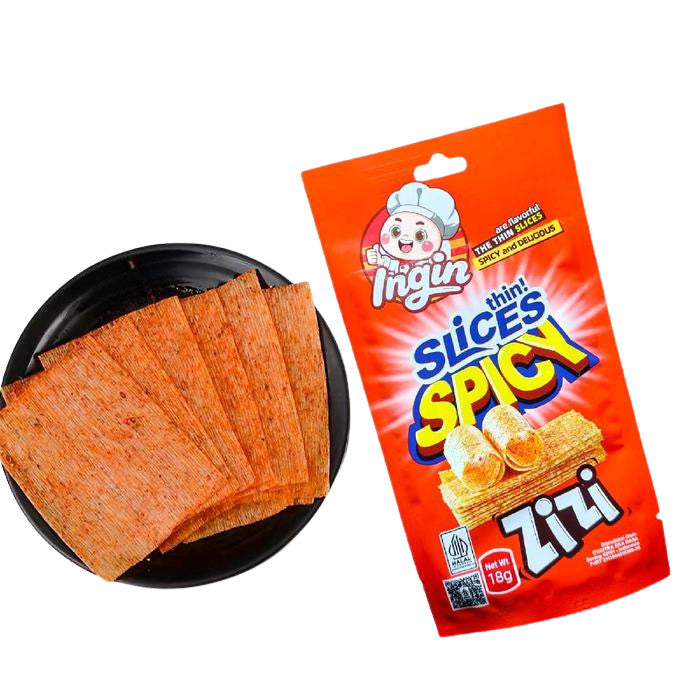 SNACK Konjac Latio Slices Spicy Zizi isi 20 pcs