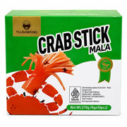 SNACK Latio Crab Stick Yujiaweng Rasa Original Bbq Mala Spicy isi 30 pcs