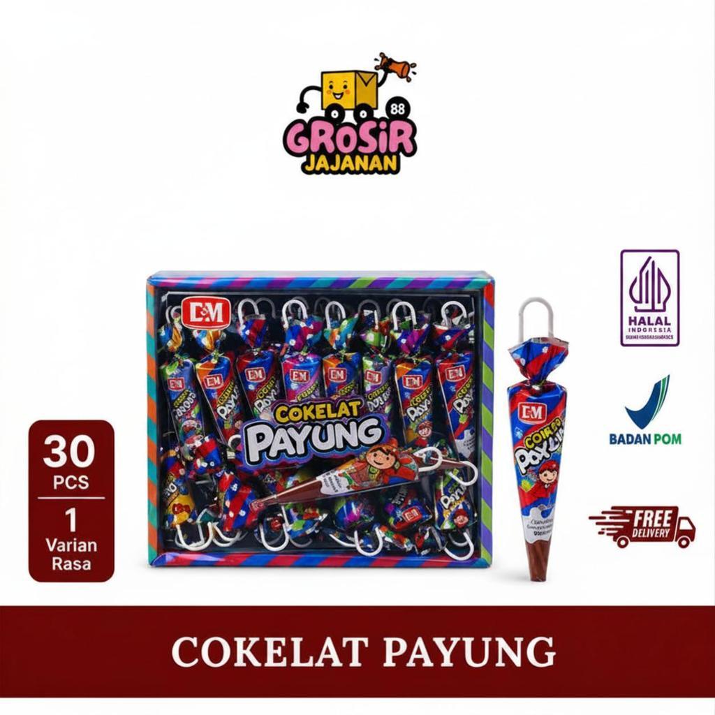 Cokelat Compound Susu Payung DSM isi 30 pcs