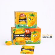Permen Lunak Gummy Rasa Buah Mangga Strawberry DSM isi 30 pcs