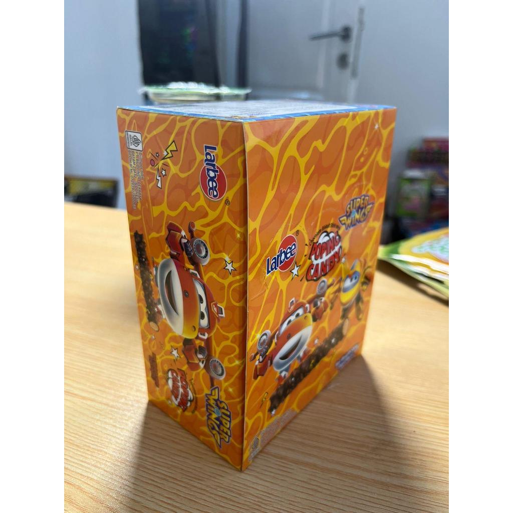 coklat Roll Biskuit Super Wings Larbee Poping Candy Pesawat 30 PCS