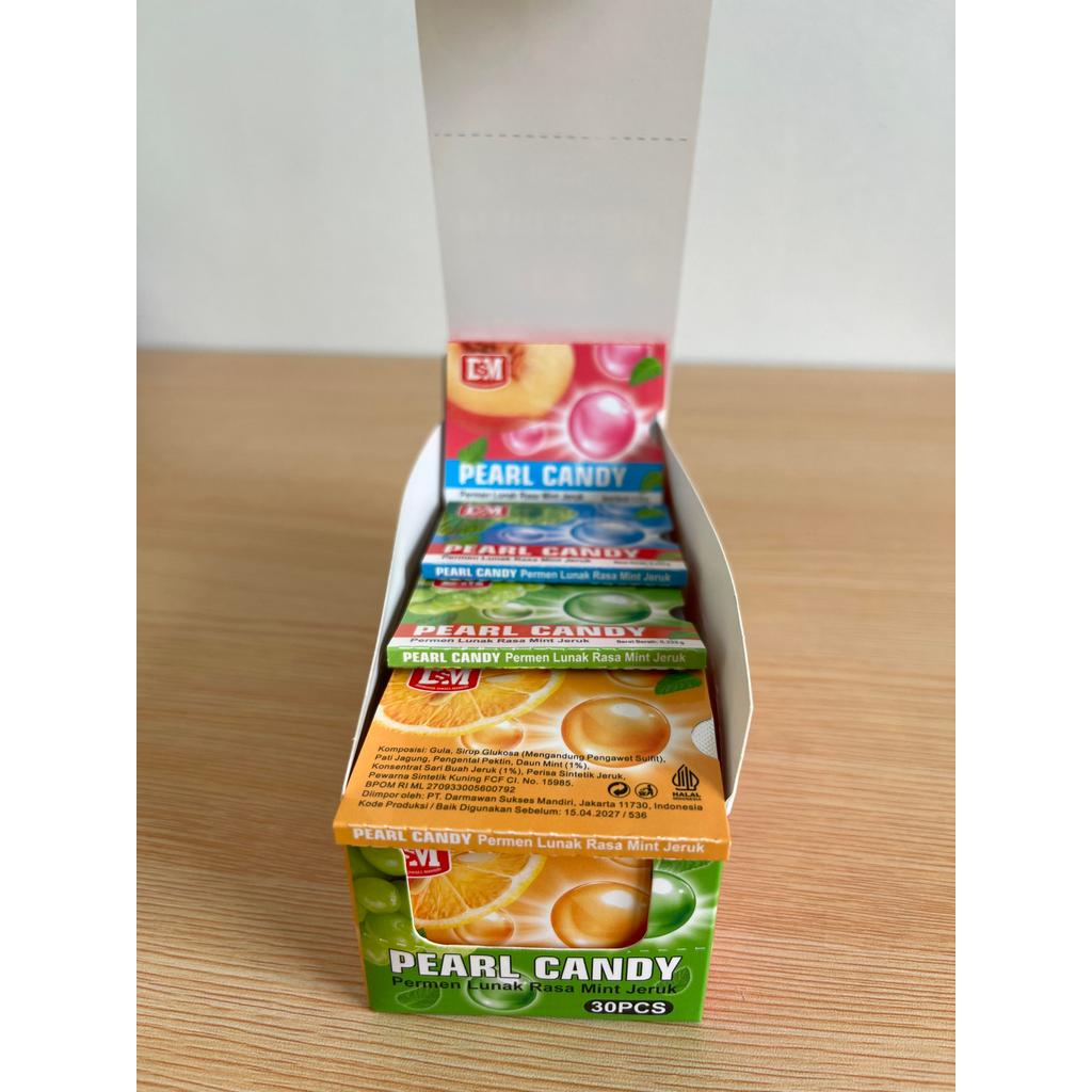 Pearl Candy Permen Lunak Rasa Mint Jeruk 1 Box 30pcs