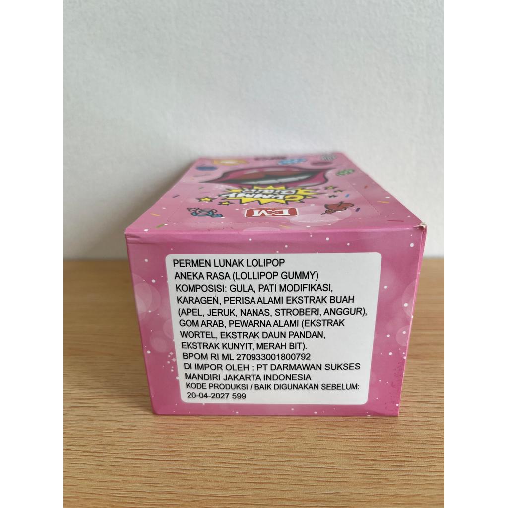 Permen Lunak Gummy Bibir DSM isi 30 pcs