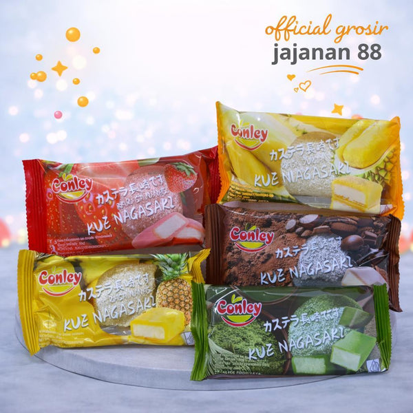 Conley Kue Viral Nagasaki ALL VARIAN  Cocok untuk Pencari Kue Viral