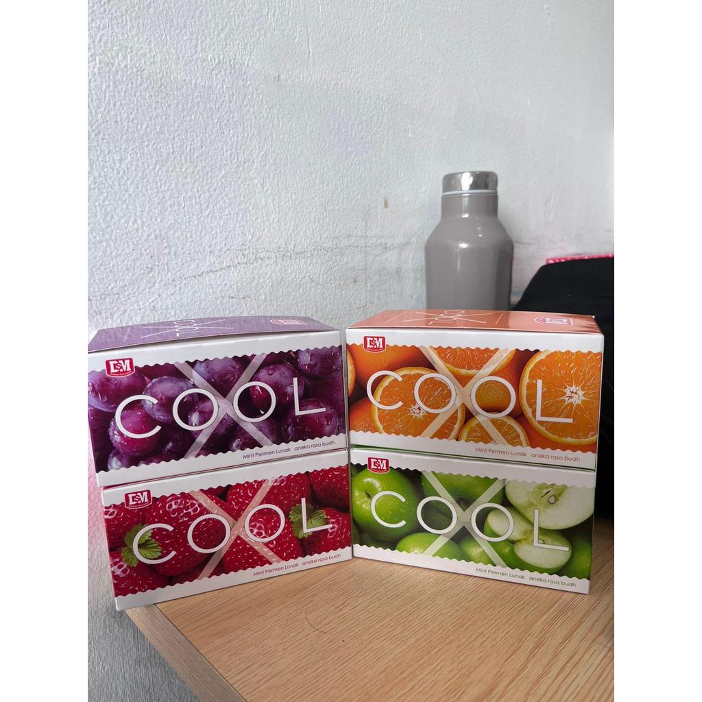 Mint XCOOL Perment Mint Lunak Aneka Rasa Buah 30 PCS - Rasa Apel Jeruk Stroberi dan Anggur Kualitas Terbaik