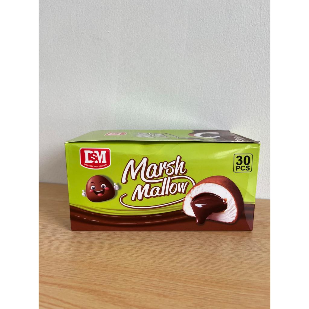 Snack Marshmallow Mochi isi Cokelat DSM isi 30 pcs