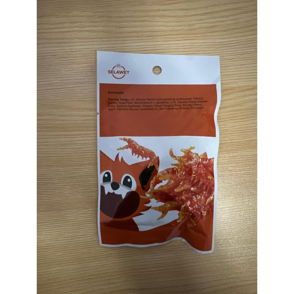 Latiao Udang Pedas Selawet isi 10 pcs