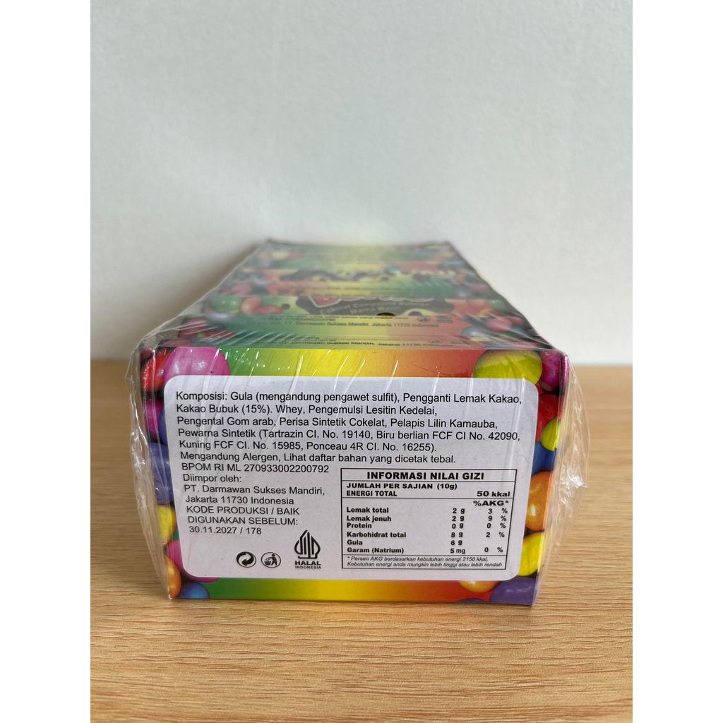 Cokelat Botol Compound Butiran Warna Warni DSM isi 24 pcs