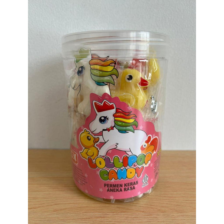 Permen Lollipop Candy Unicorn Aneka Rasa DSM isi 30 pcs