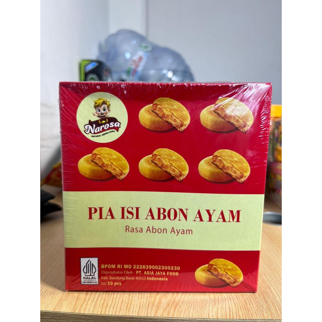 Snack Pia Isi Abon Ayam Narosa 10 pcs