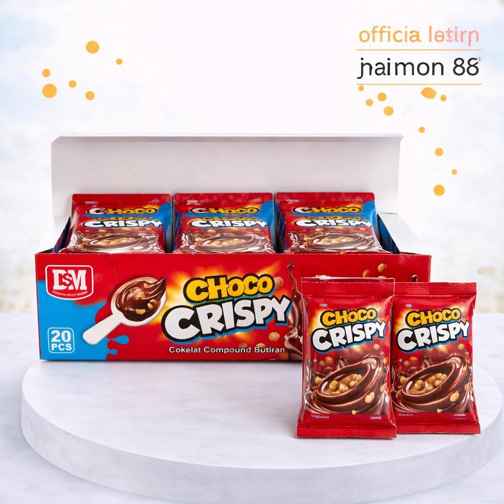 Cokelat Compound Butiran Choco Crispy DSM isi 20 pcs