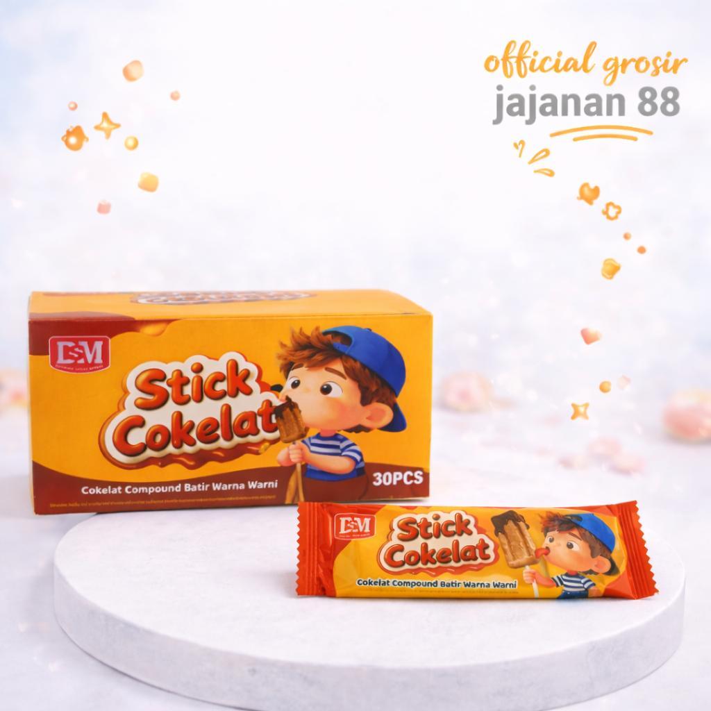 Stick Cokelat Compound Butir Warna Warni DSM isi 30 pcs