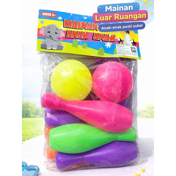 Mainan anak Bowling Praktis untuk anak-anak
