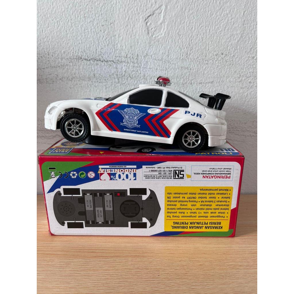 Mainan Mobil Polisi Indonesia HKR 1 PCS (Tidak Termasuk Baterai)