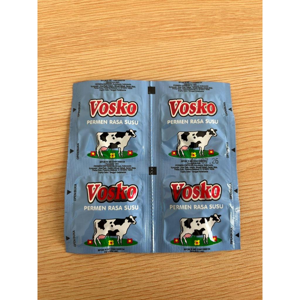 Permen Rasa Susu Vosko isi 20 pcs