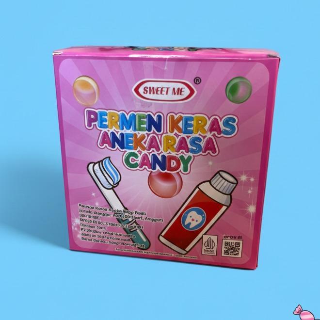 Permen Sikat Gigi Merah Aneka Rasa Candy Sweet me isi 30 pcs