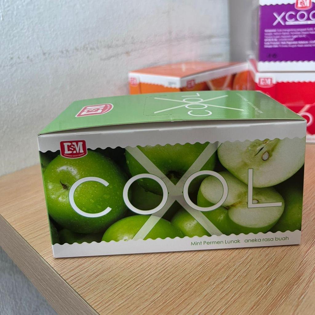 Mint XCOOL Perment Mint Lunak Aneka Rasa Buah 30 PCS - Rasa Apel Jeruk Stroberi dan Anggur Kualitas Terbaik