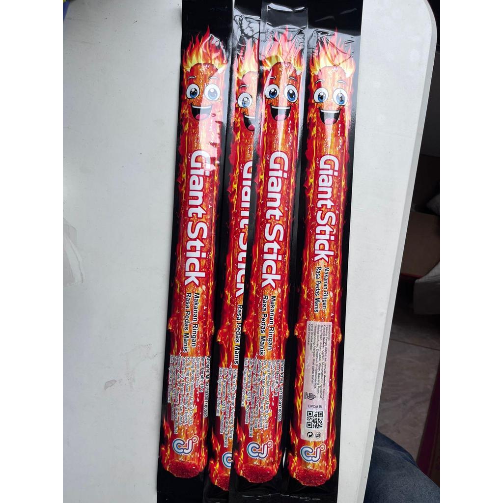 Snack Giant Stick Rasa Pedas Manis C&J 20 pcs