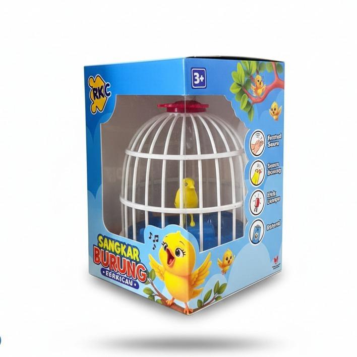 Mainan Sangkar Burung Berkicau Permainan Anak-anak 1 PCS