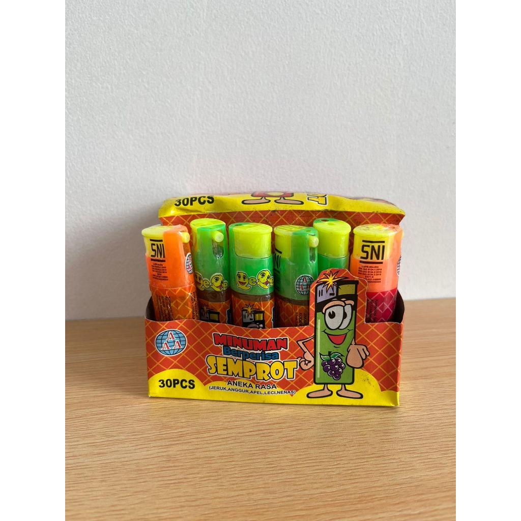 Minuman berperisa Semprot bentuk Korek isi 30 PCS