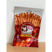 Tokorasa Snack Stick Rasa Rendang Pedas Manis 10 PCS Camilan Sehari-hari Dengan Rasa Unik Dan Mudah Dikonsumsi